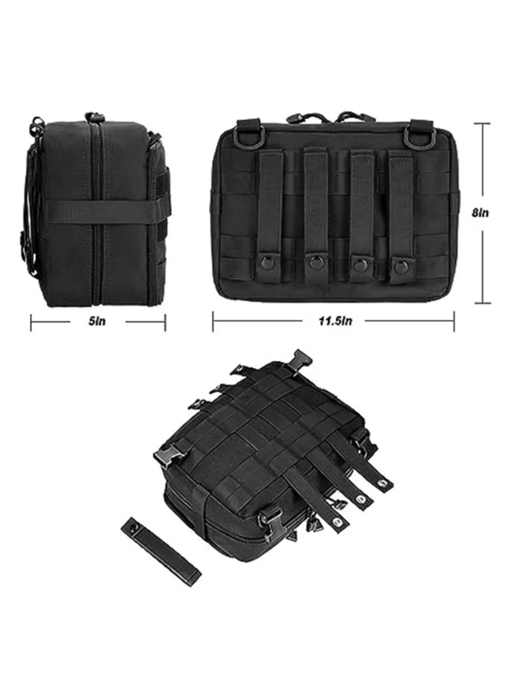 Tactical Molle Pouch Large Admin Bag Utility Tool Pouches Molle Attachment EDC